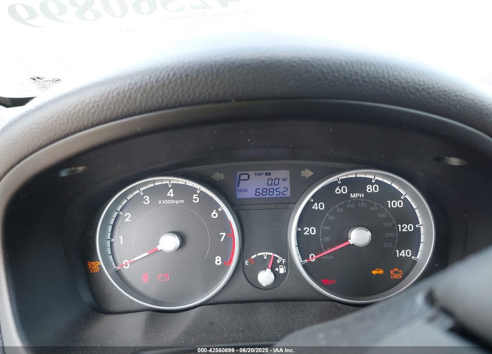 2010 HYUNDAI ACCENT SE VIN: KMHCN3AC1AU172732