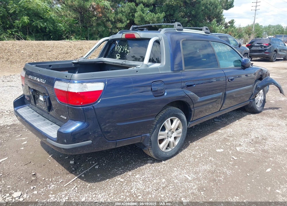 2005 SUBARU BAJA TURBO VIN: 4S4BT63C455108345