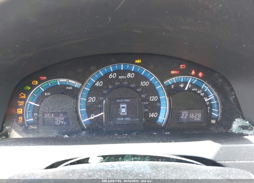 2014 TOYOTA CAMRY HYBRID XLE VIN: 4T1BD1FK0EU128682