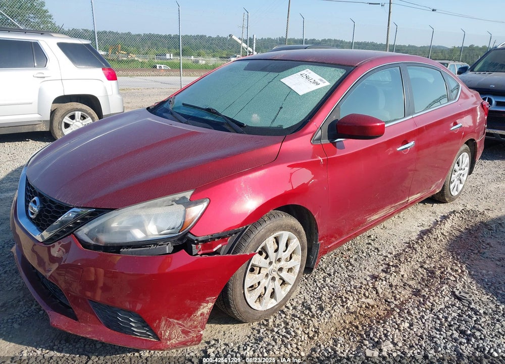 2016 NISSAN SENTRA SV VIN: 3N1AB7AP8GY240161