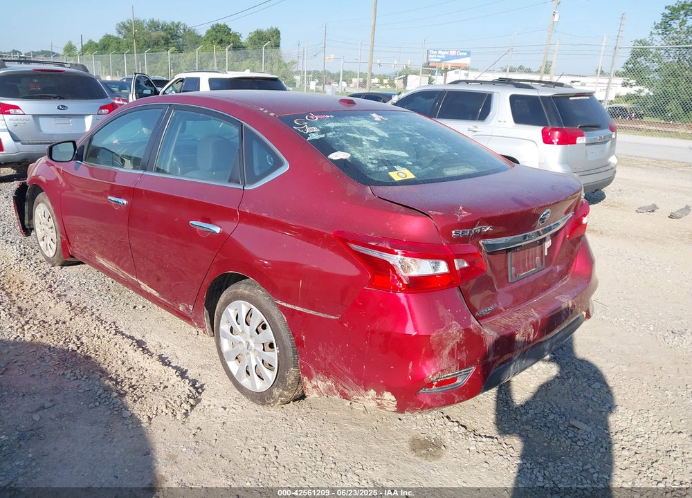 2016 NISSAN SENTRA SV VIN: 3N1AB7AP8GY240161
