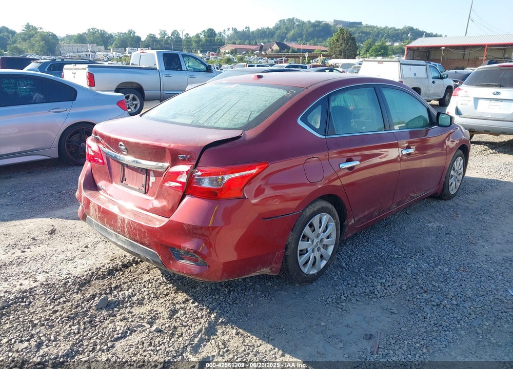2016 NISSAN SENTRA SV VIN: 3N1AB7AP8GY240161