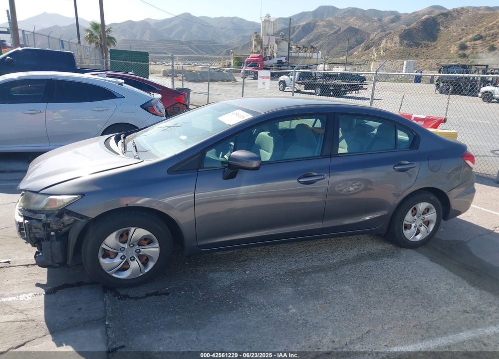 2015 HONDA CIVIC VIN: 19XFB2F5XFE262921