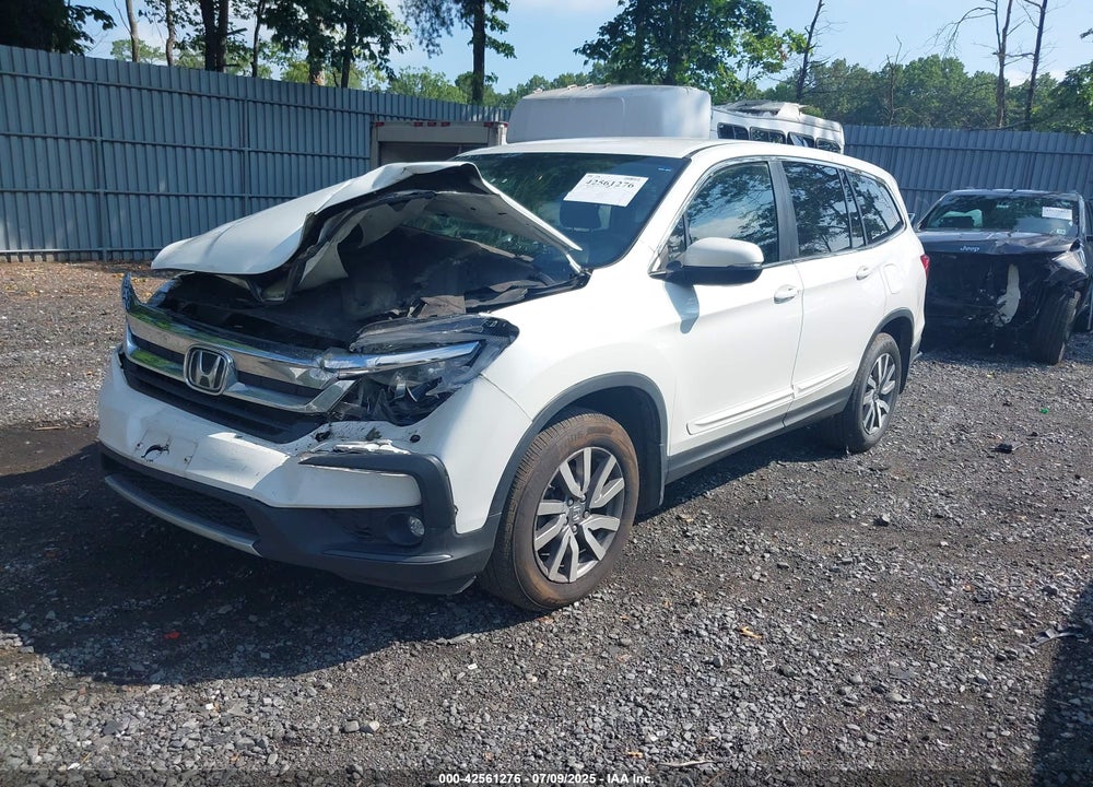 2021 HONDA PILOT AWD EX VIN: 5FNYF6H38MB072297