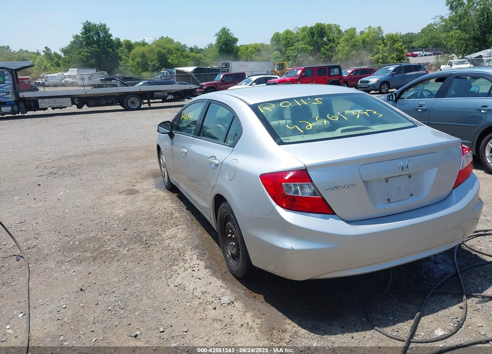 2012 HONDA CIVIC VIN: 19XFB2F59CE355666