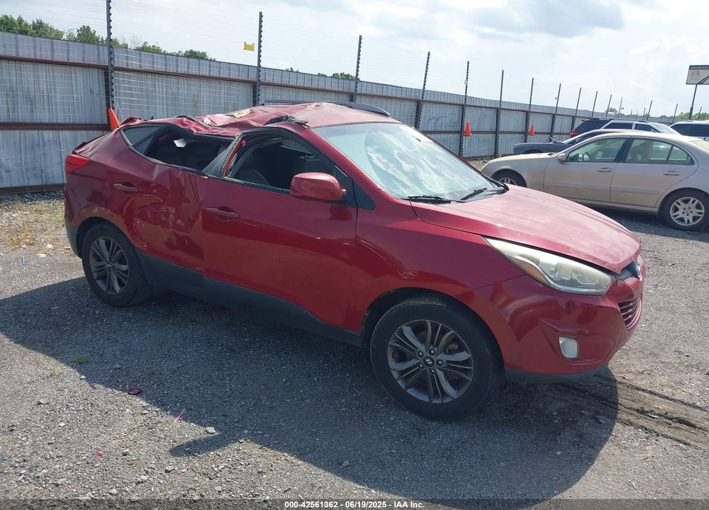2014 HYUNDAI TUCSON SE VIN: KM8JU3AG1EU882880