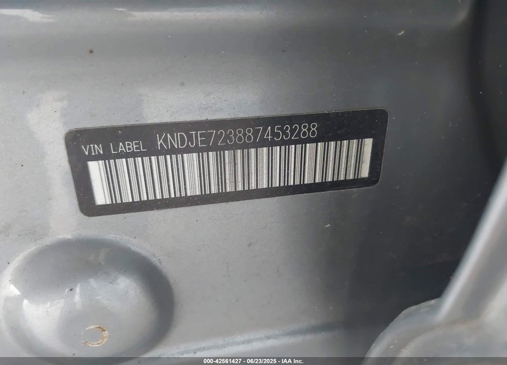 2008 KIA SPORTAGE LX V6 VIN: KNDJE723887453288