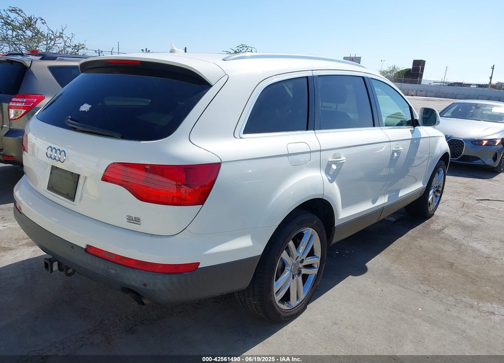 2008 AUDI Q7 3.6 PREMIUM VIN: WA1BY74LX8D001511