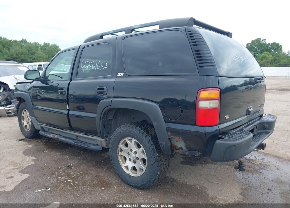 2003 CHEVROLET TAHOE VIN: 1GNEK13Z13R186722