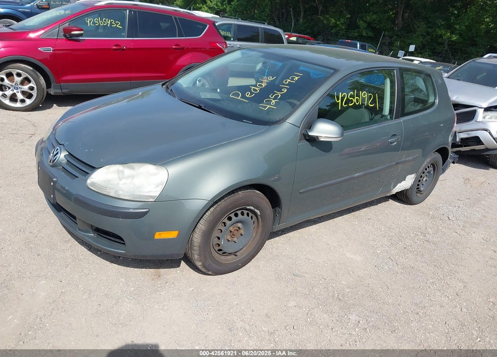 2007 VOLKSWAGEN RABBIT 2-DOOR VIN: WVWBR71K27W190382