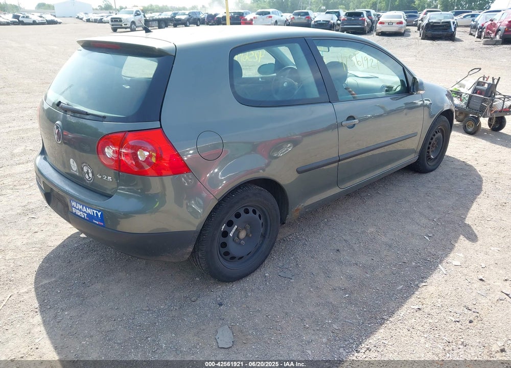 2007 VOLKSWAGEN RABBIT 2-DOOR VIN: WVWBR71K27W190382