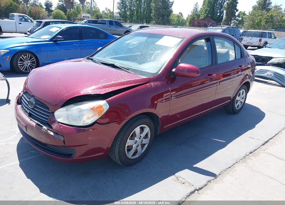 2009 HYUNDAI ACCENT GLS VIN: KMHCN46C39U298942