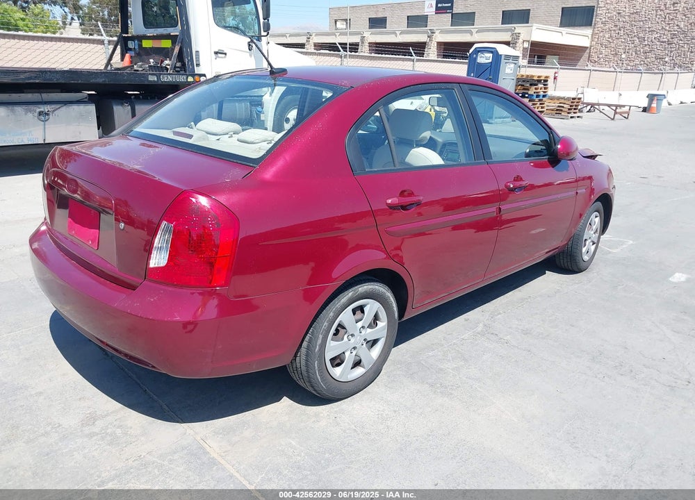2009 HYUNDAI ACCENT GLS VIN: KMHCN46C39U298942