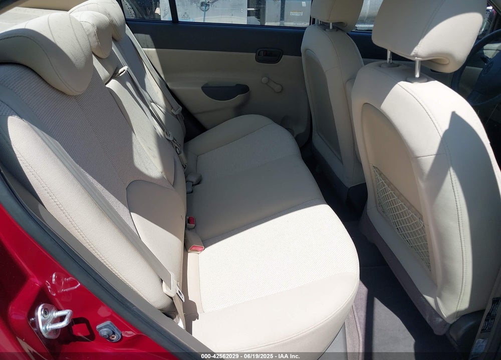 2009 HYUNDAI ACCENT GLS VIN: KMHCN46C39U298942