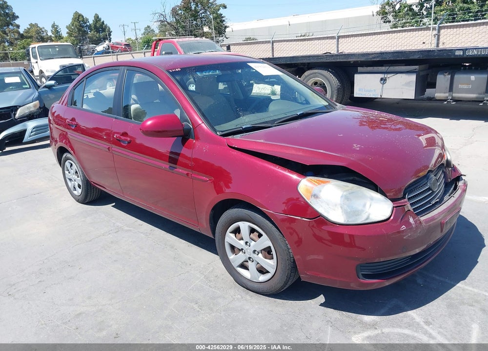 2009 HYUNDAI ACCENT GLS VIN: KMHCN46C39U298942