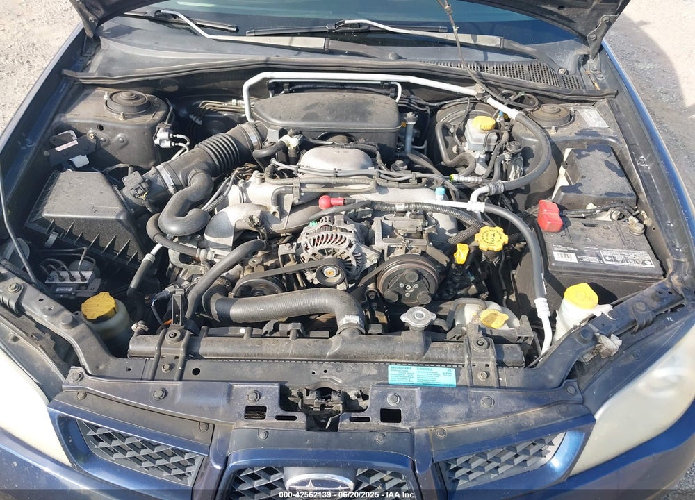 2006 SUBARU IMPREZA VIN: JF1GD67686G520839