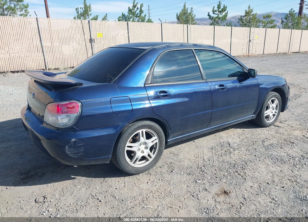 2006 SUBARU IMPREZA VIN: JF1GD67686G520839