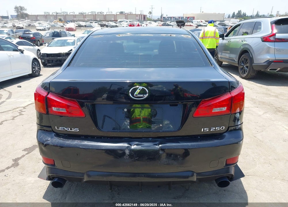 2006 LEXUS IS 250 VIN: JTHBK262865001897