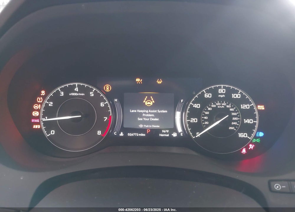2022 ACURA RDX VIN: 5J8TC2H5XNL003320