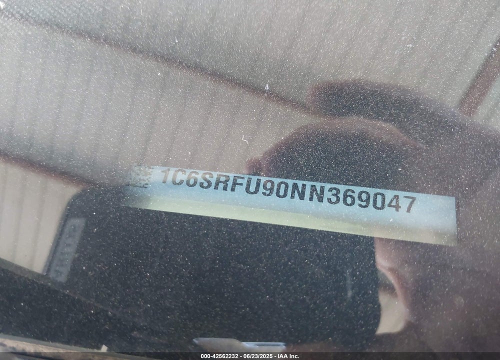 2022 RAM 1500 VIN: 1C6SRFU90NN369047