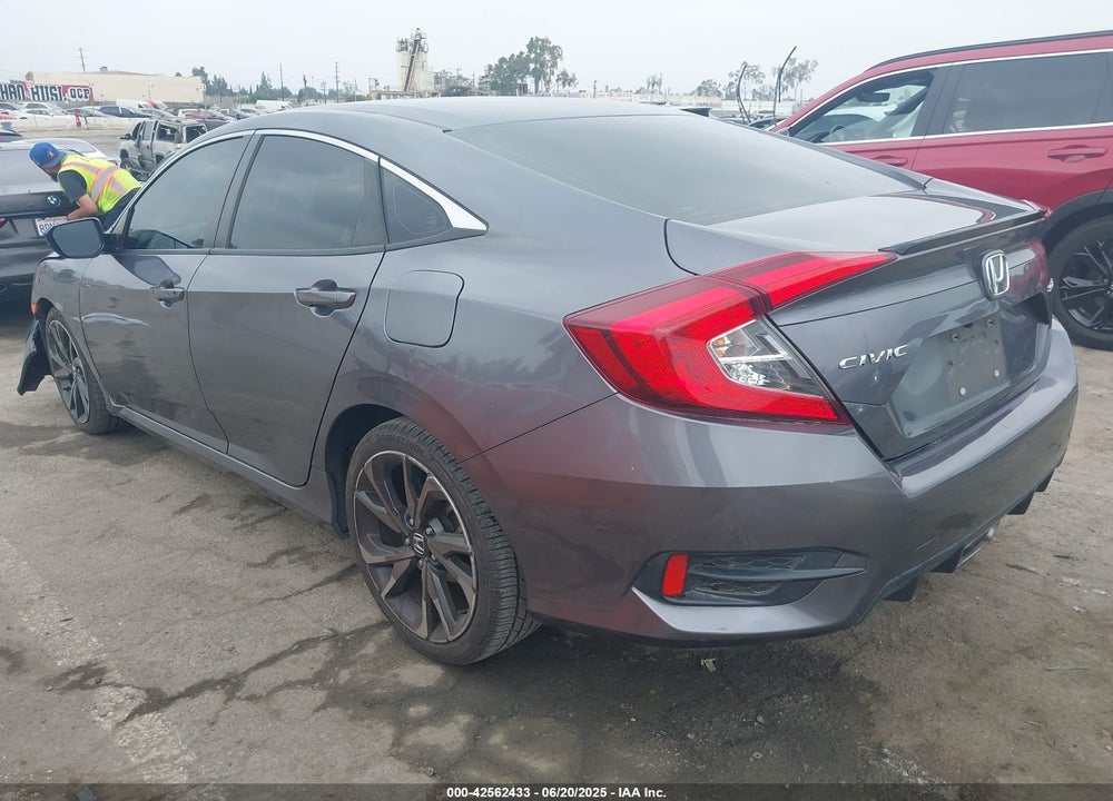 2021 HONDA CIVIC VIN: 2HGFC2F83MH516074