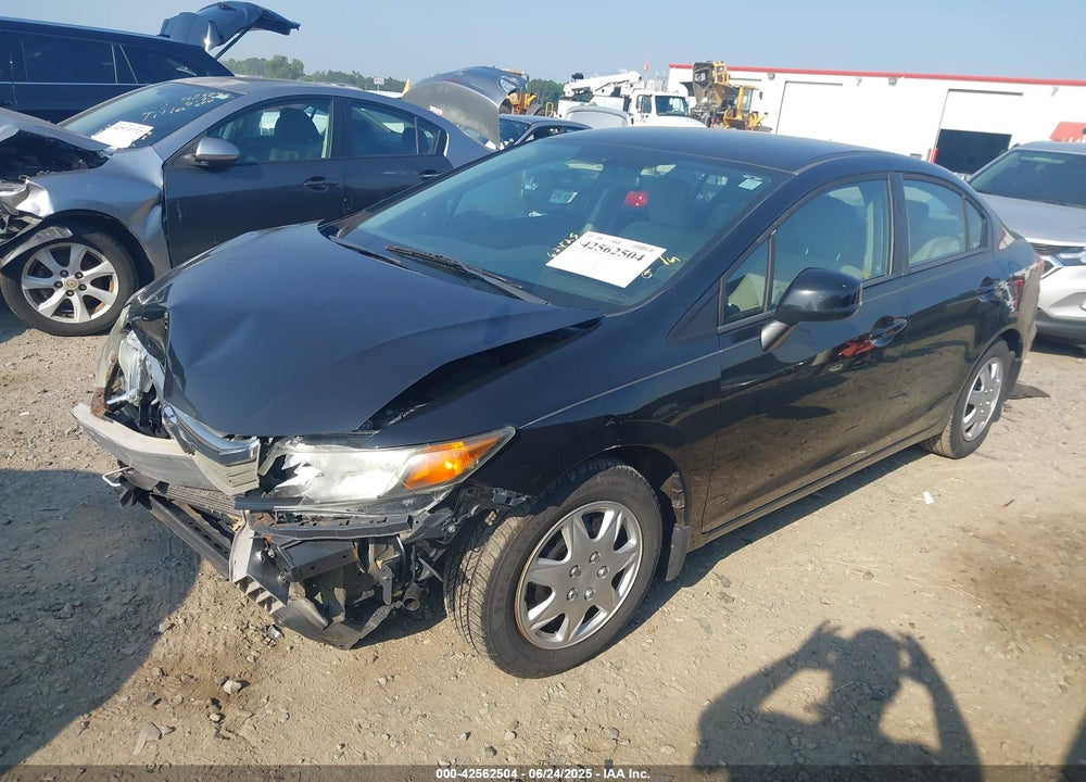 2012 HONDA CIVIC VIN: 19XFB2F54CE076528