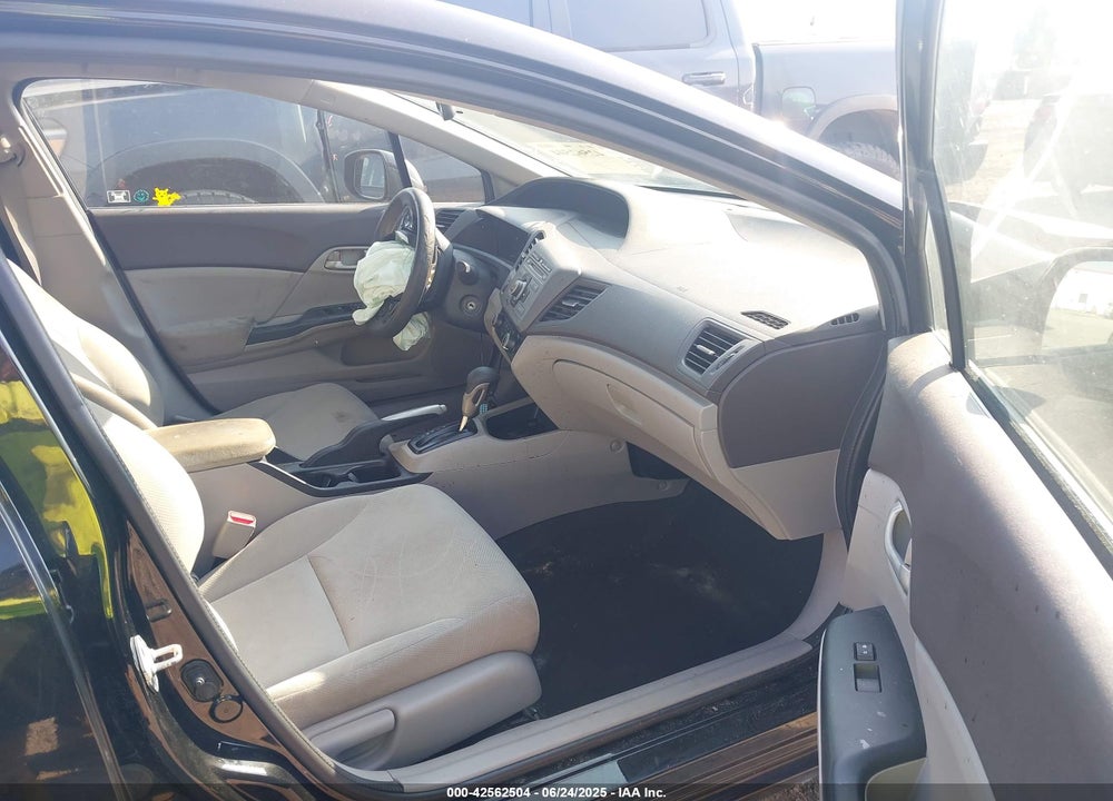 2012 HONDA CIVIC VIN: 19XFB2F54CE076528