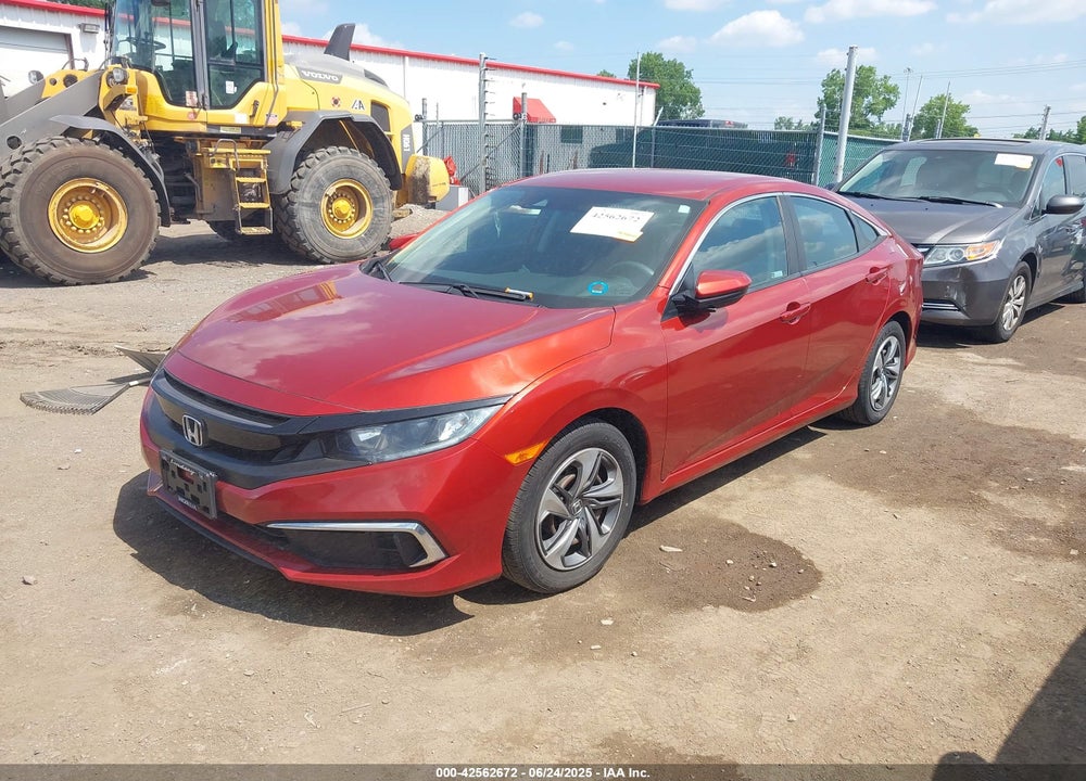 2019 HONDA CIVIC LX VIN: 2HGFC2F68KH567274