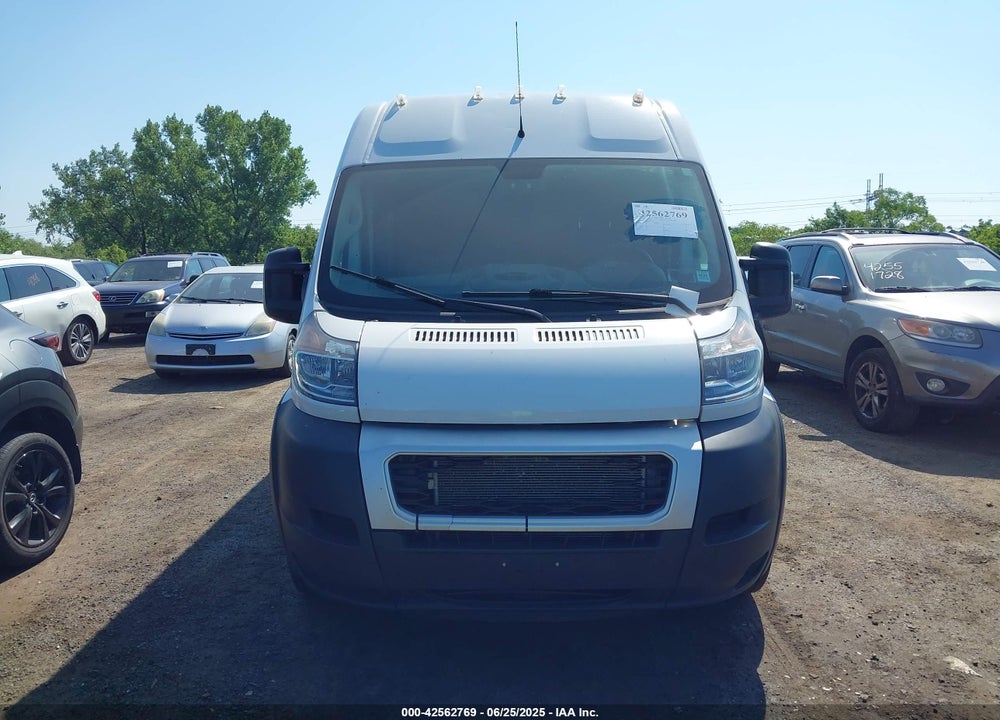 2020 RAM PROMASTER 3500 CARGO VAN HIGH ROOF 159 WB EXT VIN: 3C6URVJG9LE114730