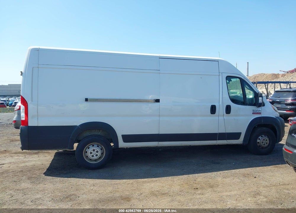 2020 RAM PROMASTER 3500 CARGO VAN HIGH ROOF 159 WB EXT VIN: 3C6URVJG9LE114730