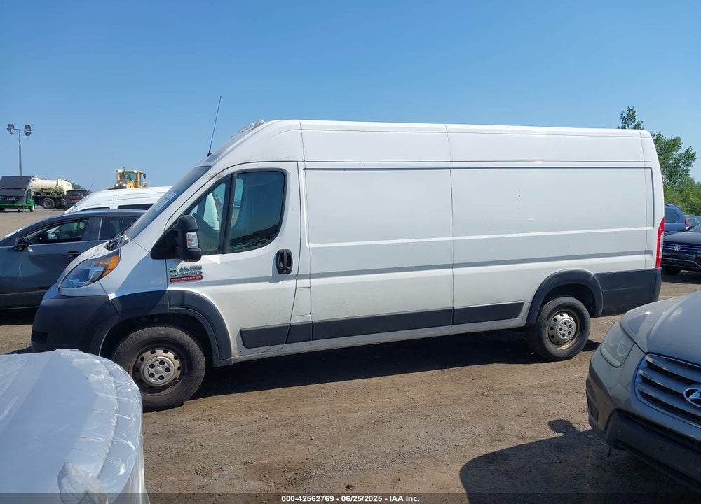 2020 RAM PROMASTER 3500 CARGO VAN HIGH ROOF 159 WB EXT VIN: 3C6URVJG9LE114730