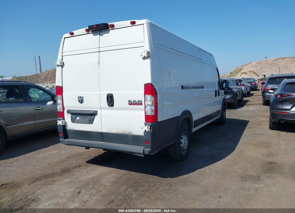 2020 RAM PROMASTER 3500 CARGO VAN HIGH ROOF 159 WB EXT VIN: 3C6URVJG9LE114730