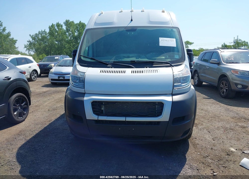 2020 RAM PROMASTER 3500 CARGO VAN HIGH ROOF 159 WB EXT VIN: 3C6URVJG9LE114730