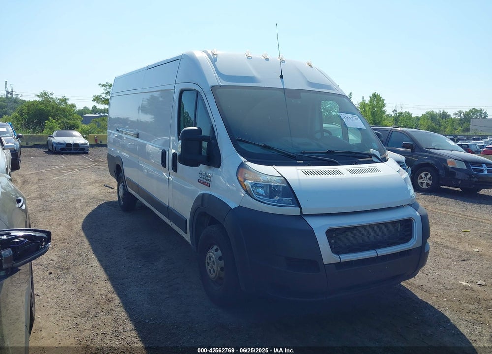 2020 RAM PROMASTER 3500 CARGO VAN HIGH ROOF 159 WB EXT VIN: 3C6URVJG9LE114730