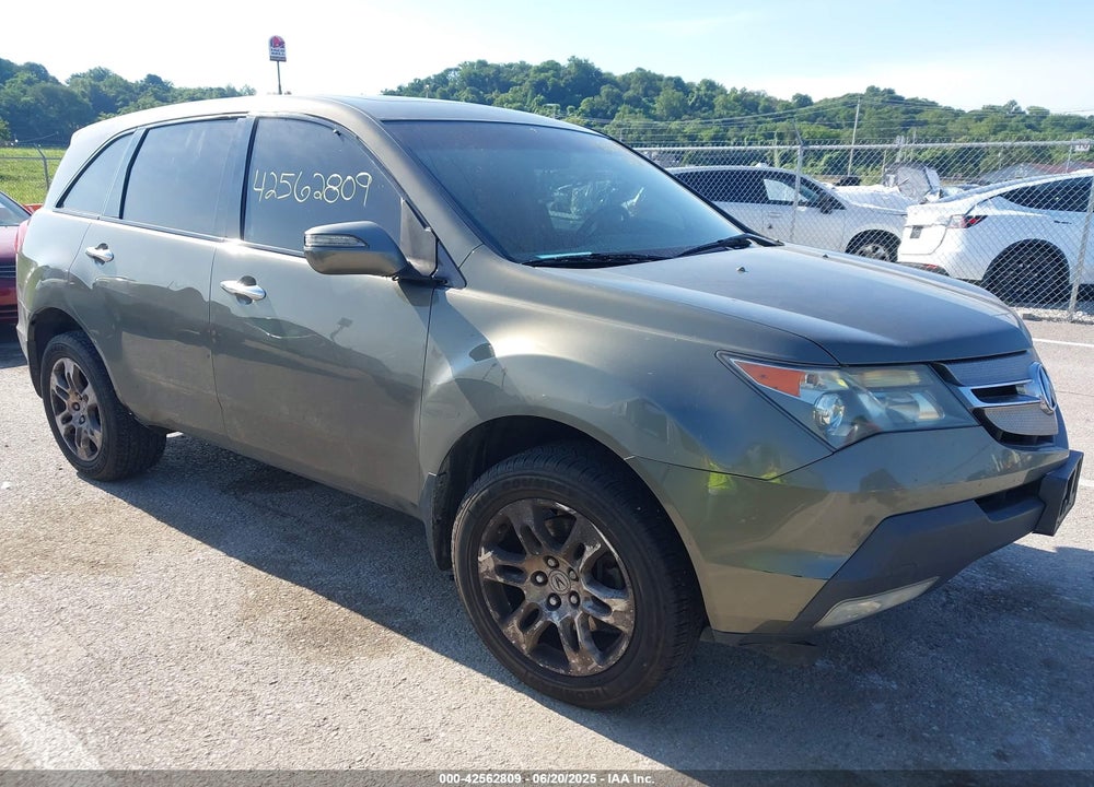 2007 ACURA MDX VIN: 2HNYD28277H542740