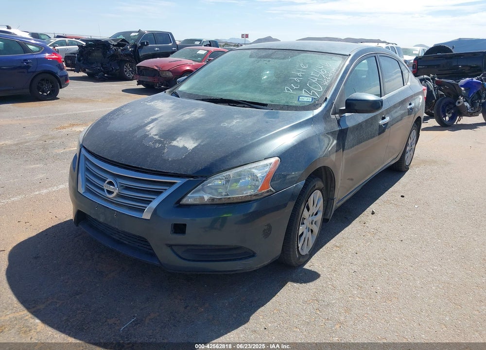 2014 NISSAN SENTRA S VIN: 3N1AB7AP5EL678453