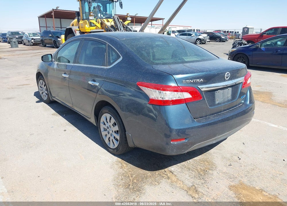 2014 NISSAN SENTRA S VIN: 3N1AB7AP5EL678453