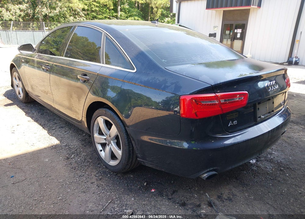 2012 AUDI A6 3.0 PREMIUM VIN: WAUGGAFC1CN087249