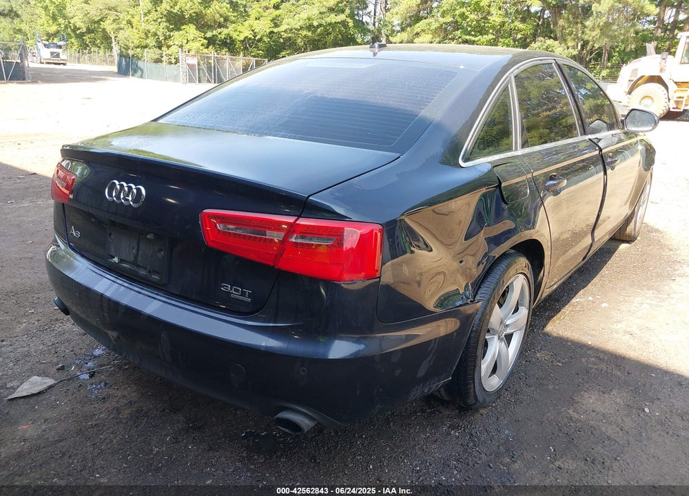 2012 AUDI A6 3.0 PREMIUM VIN: WAUGGAFC1CN087249