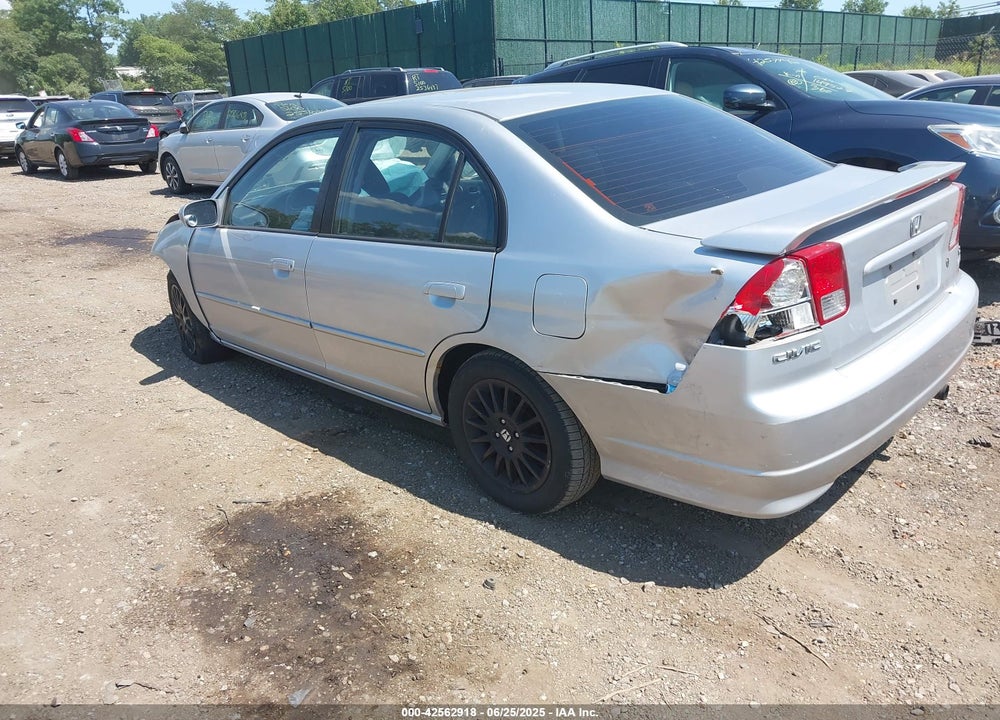 2005 HONDA CIVIC LX VIN: 2HGES16565H618937