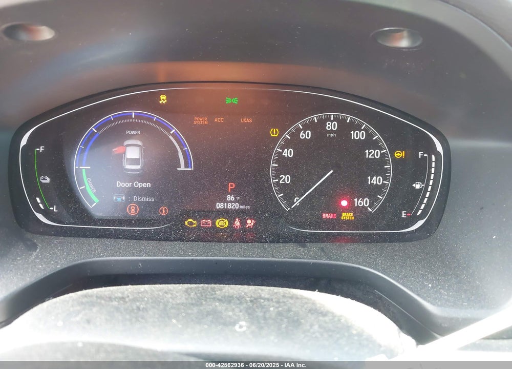 2019 HONDA INSIGHT EX VIN: 19XZE4F55KE030124