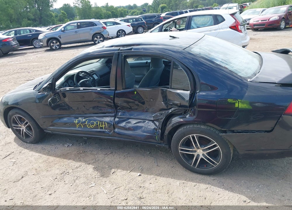 2002 HONDA CIVIC EX VIN: 1HGES26792L032383