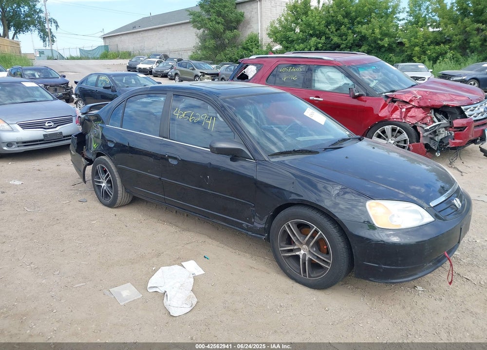 2002 HONDA CIVIC EX VIN: 1HGES26792L032383