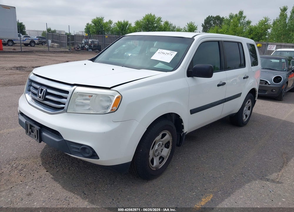 2013 HONDA PILOT LX VIN: 5FNYF4H29DB028983