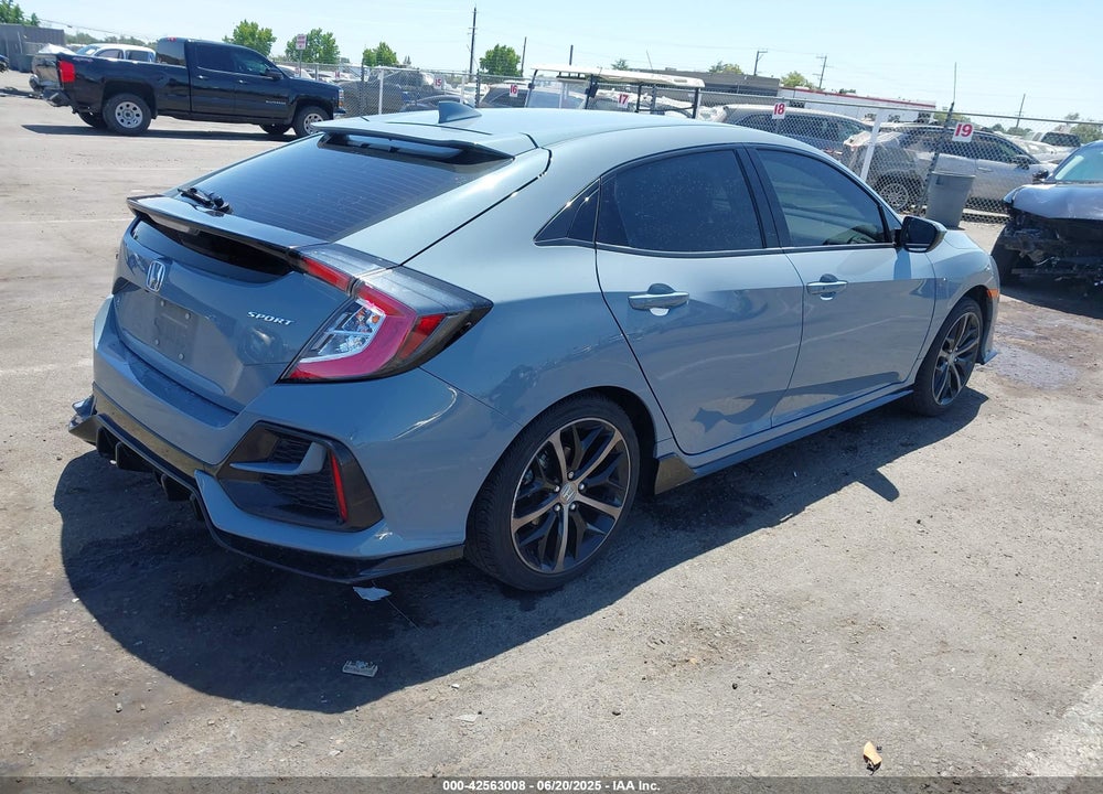 2021 HONDA CIVIC VIN: SHHFK7H40MU418956