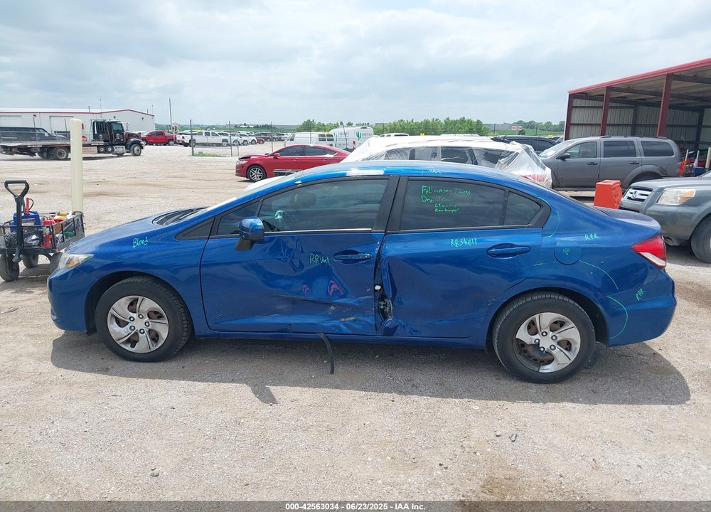 2015 HONDA CIVIC LX VIN: 19XFB2F51FE280756