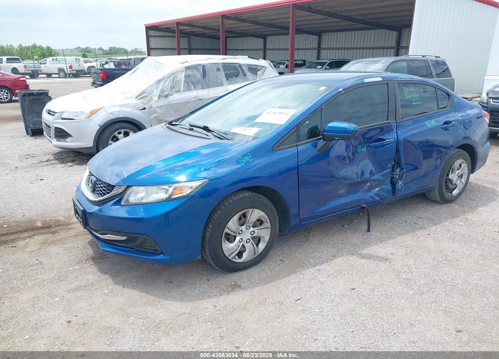 2015 HONDA CIVIC LX VIN: 19XFB2F51FE280756