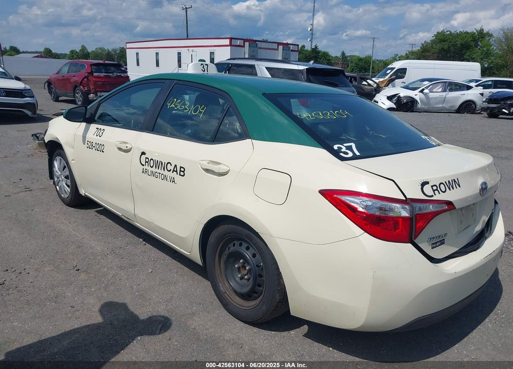 2016 TOYOTA COROLLA VIN: 2T1BURHE1GC562782