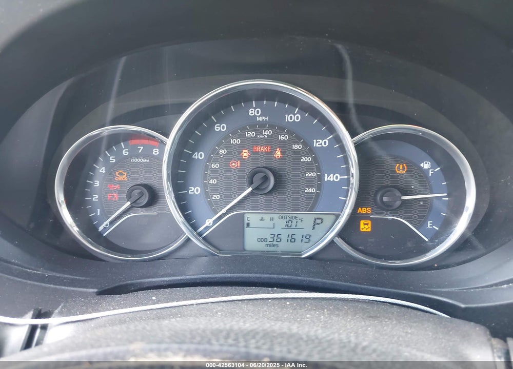 2016 TOYOTA COROLLA VIN: 2T1BURHE1GC562782