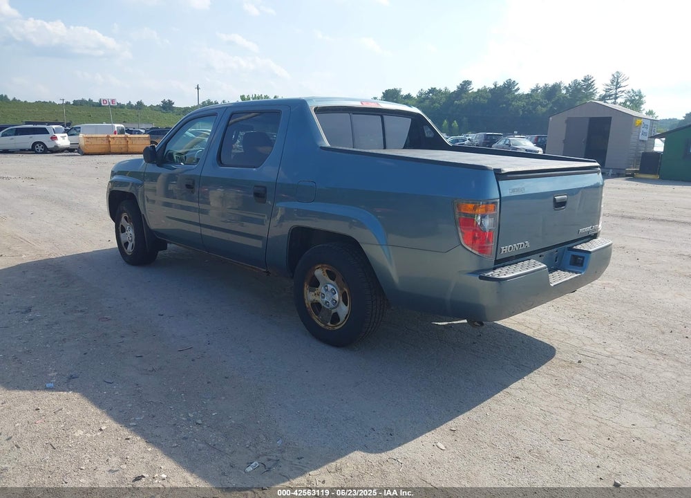 2007 HONDA RIDGELINE VIN: 2HJYK16247H551304